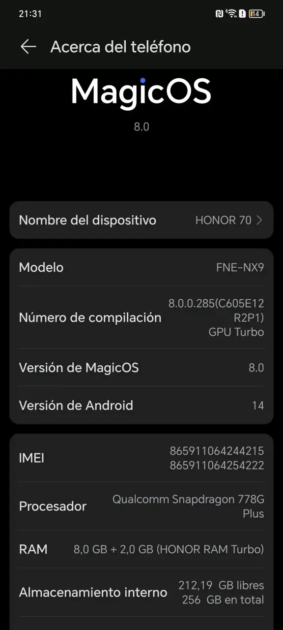 Smartphone Honor - 3