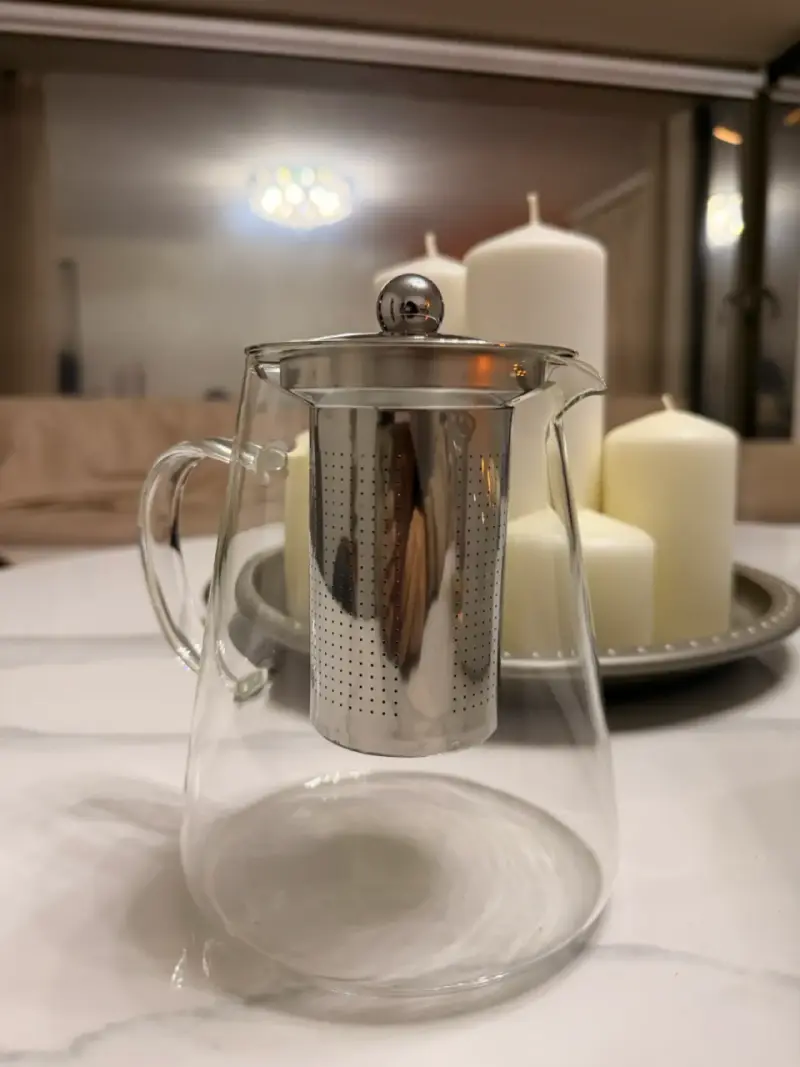 Tetera de vidrio con infusor - 2