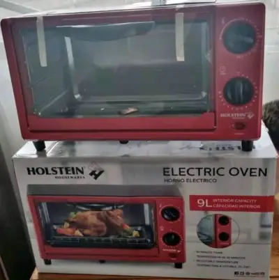 Horno eléctrico rojo 9 litros - miniatura 2