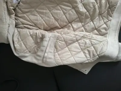 Chaqueta beige con forro Zara talla S - miniatura 3
