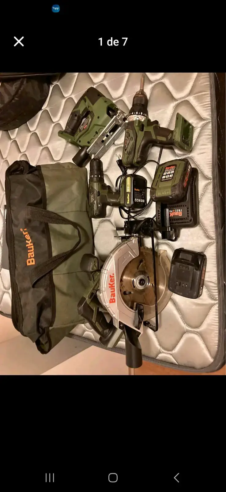 Set de herramientas Bauker