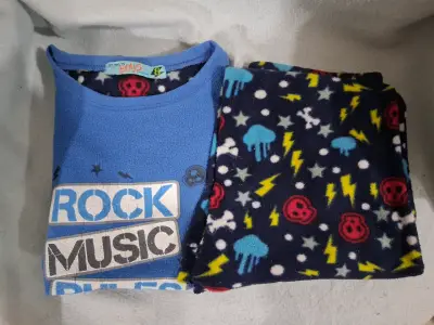 Pijama infantil polar azul - miniatura 1