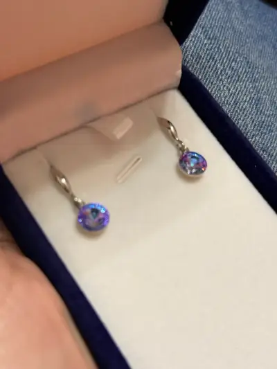 Aros de cristal en estuche - miniatura 2
