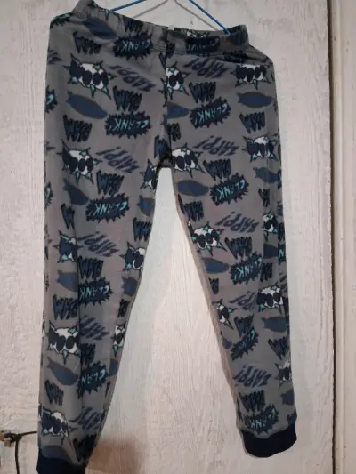 Pijama polar azul con diseño - miniatura 4