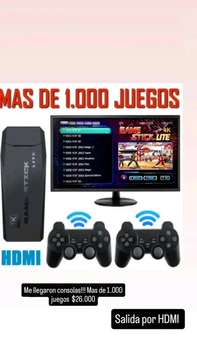 Consola Game Stick Lite 4K - miniatura 1