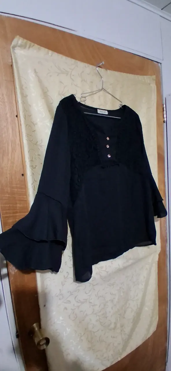 Chaqueta negra de cuero Zara Kids - 5