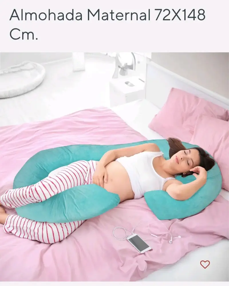 Almohada maternal turquesa - 2