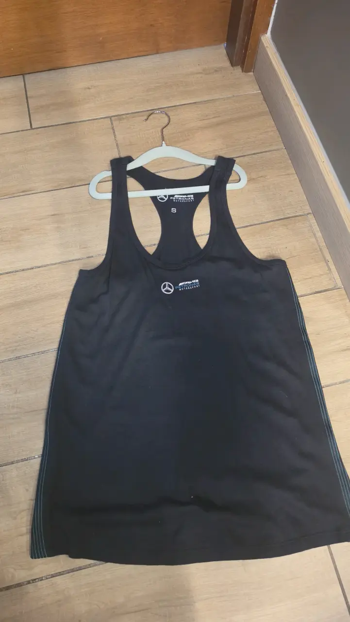 Polera sin mangas Mercedes Negra S mujer - 2