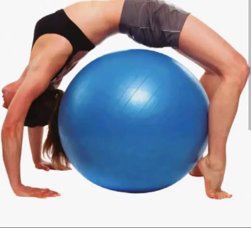 Pelota de ejercicio celeste