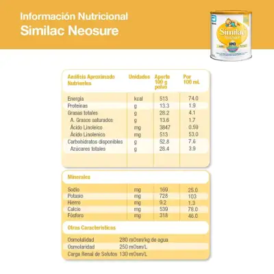 Fórmula Similac NeoSure 370g - miniatura 2