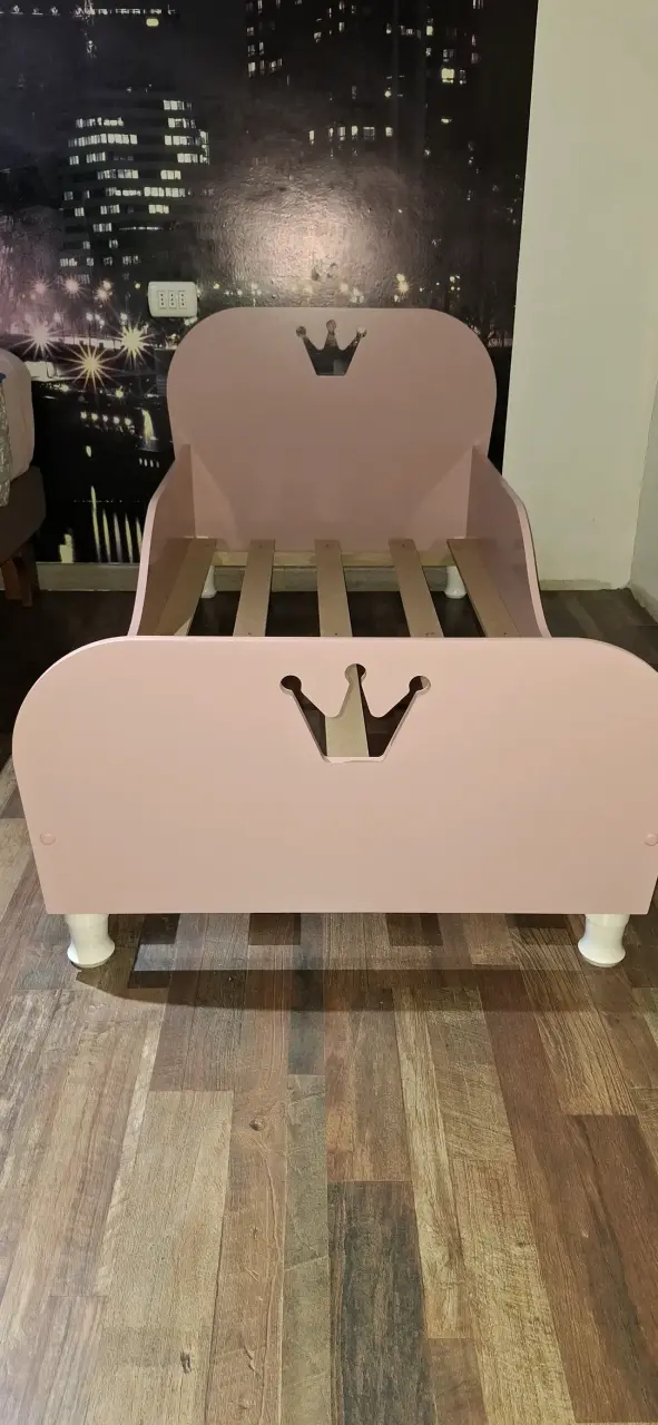 Cama infantil color rosa - 2