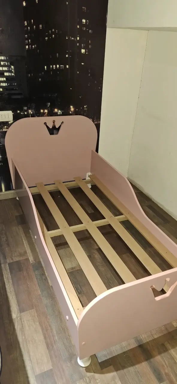 Cama infantil color rosa - 3