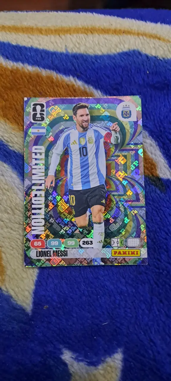 Lámina Lionel Messi edición limitada