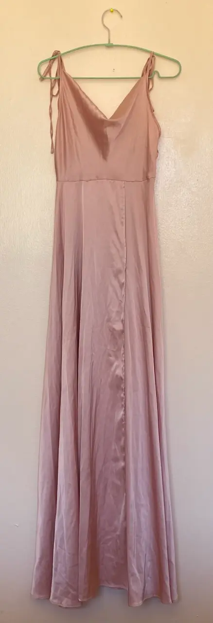 VESTIDO LARGO ROSADO - 2