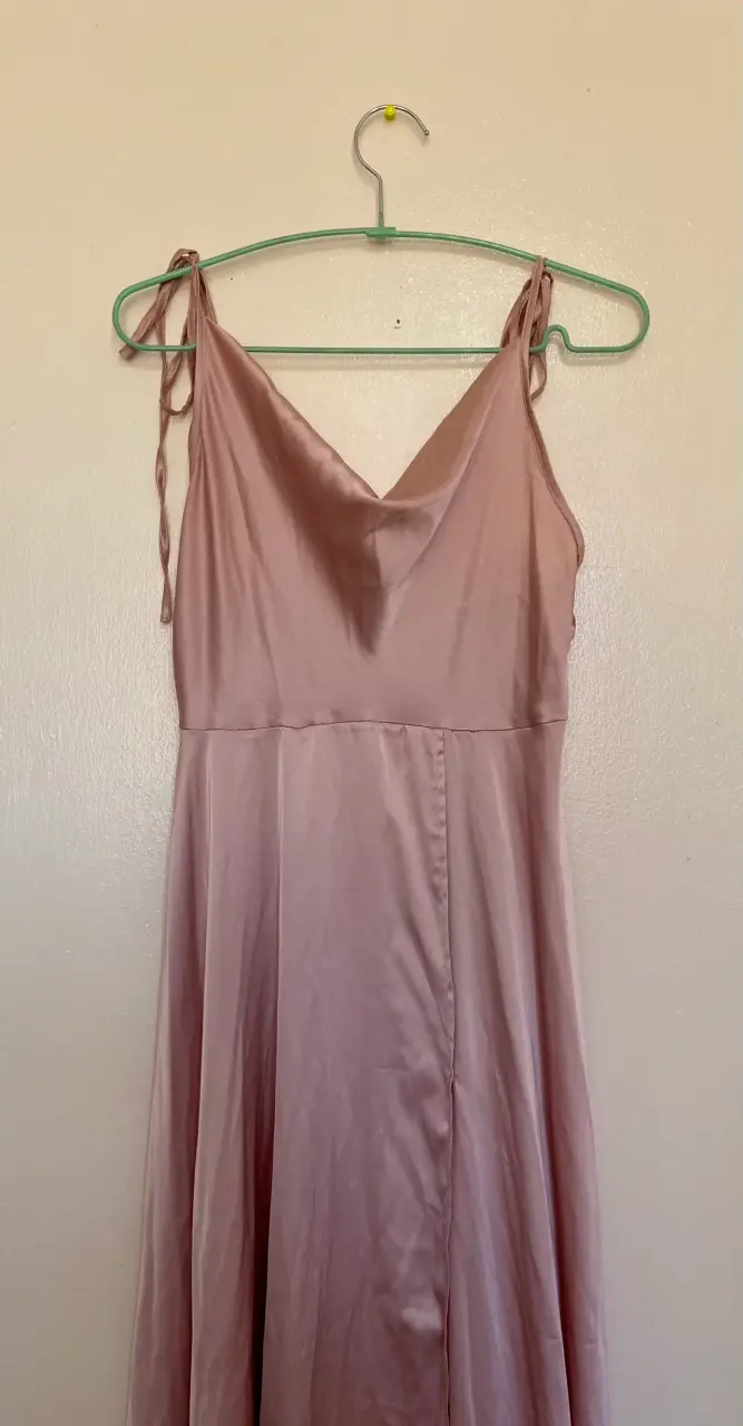 VESTIDO LARGO ROSADO - 3