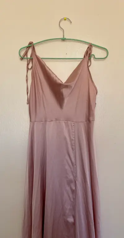 VESTIDO LARGO ROSADO - miniatura 3
