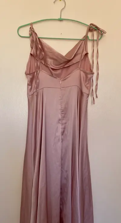 VESTIDO LARGO ROSADO - miniatura 4