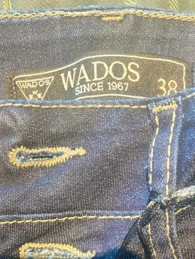 Jeans azul oscuro de mujer - miniatura 2