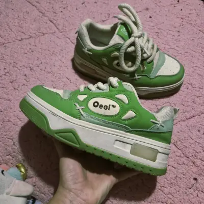 Zapatillas verdes Weide mujer - miniatura 1