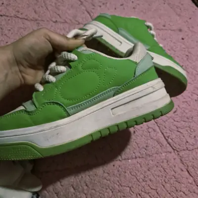 Zapatillas verdes Weide mujer - miniatura 2