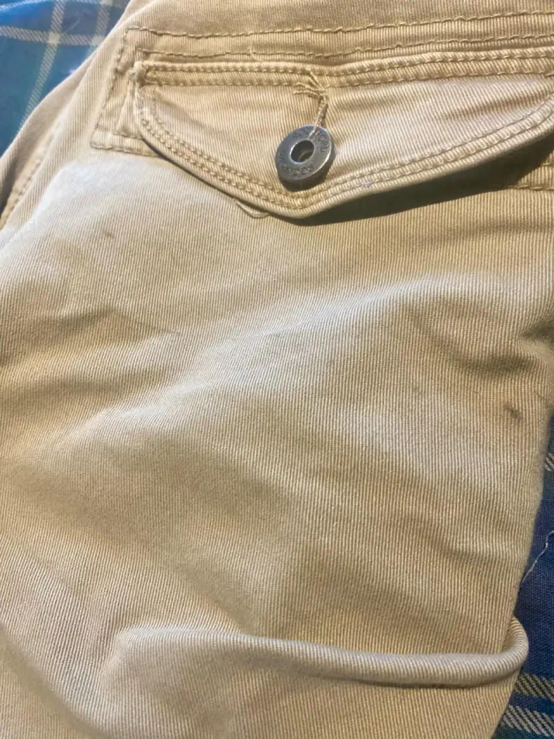 Pantalones color beige mujer - 3