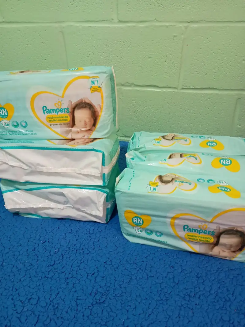 Pañales Pampers RN nuevos