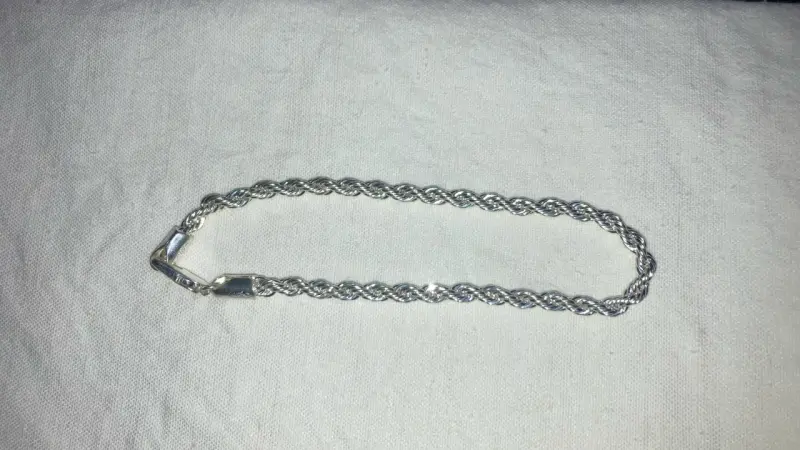 Cadena de plata trenzada - 2