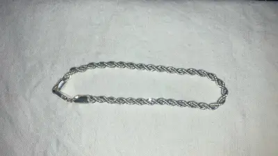 Cadena de plata trenzada - miniatura 2