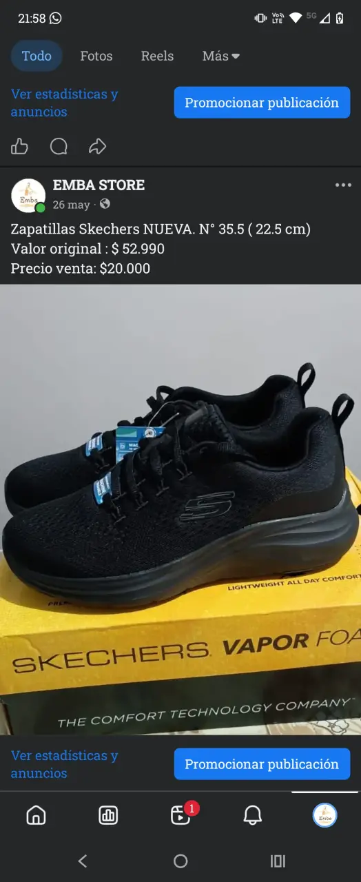 Zapatilla sketchers