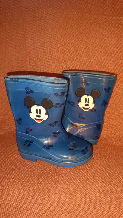 Botas de agua infantiles azul - miniatura 1