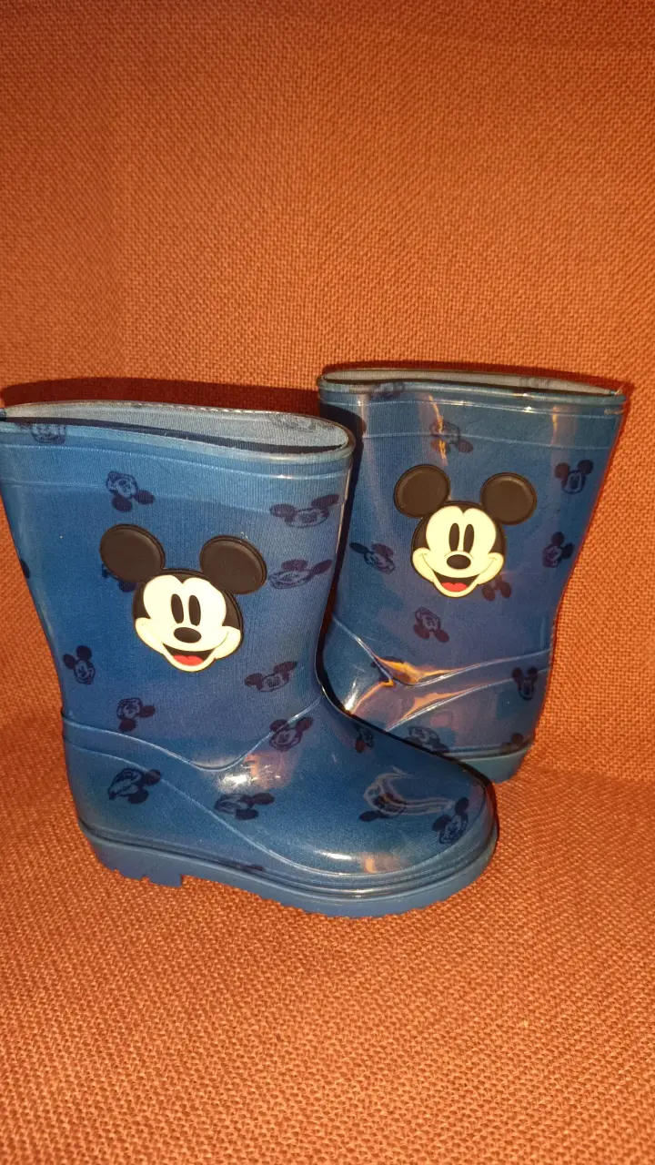 Botas de agua infantiles azul - 2