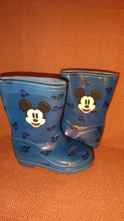 Botas de agua infantiles azul - miniatura 2