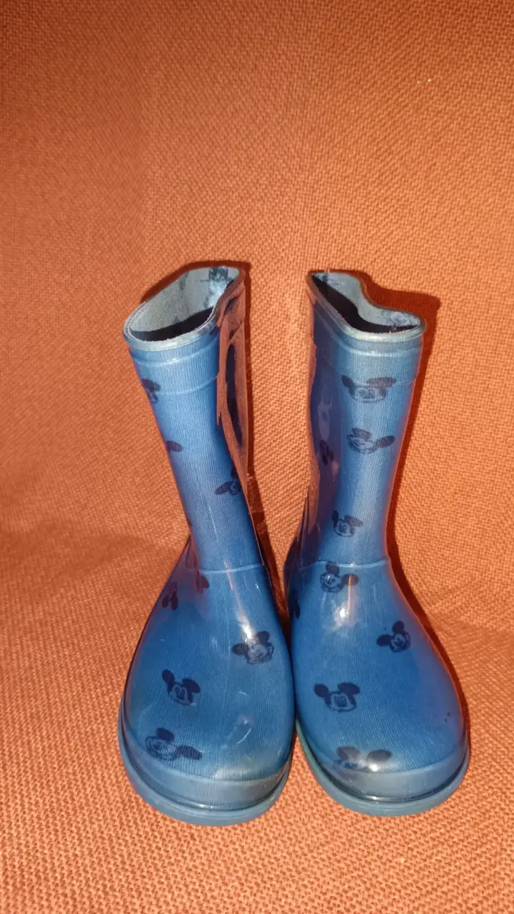 Botas de agua infantiles azul - 3