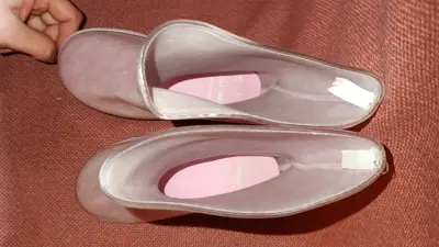 Botas de lluvia infantiles rosadas - miniatura 4