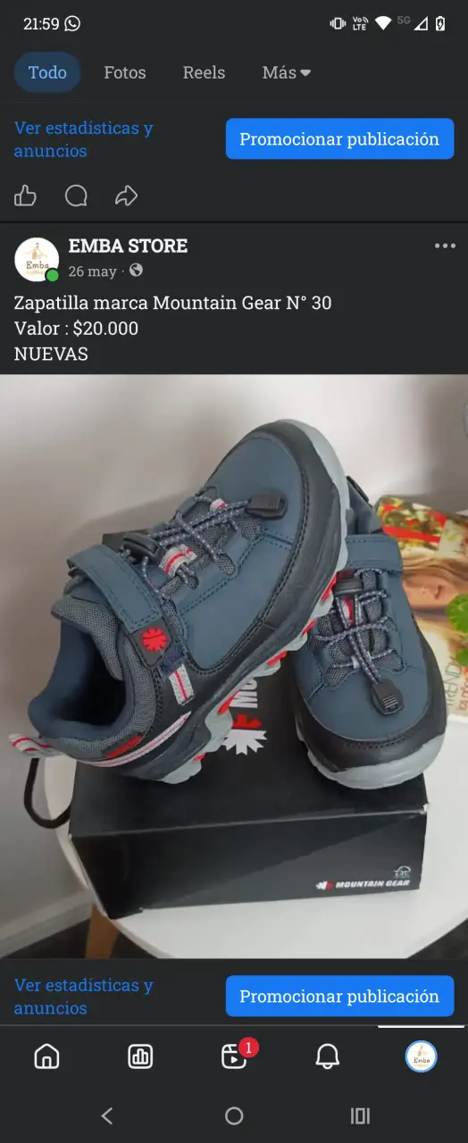 Zapatillas Mountain Gear N°30
