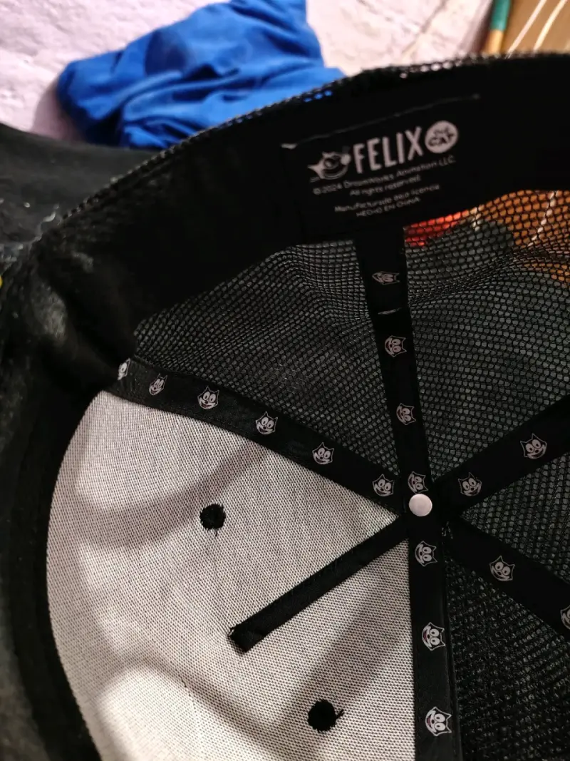 Gorra negra con logo Felix - 2
