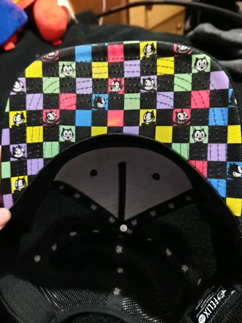 Gorra negra con logo Felix - 3