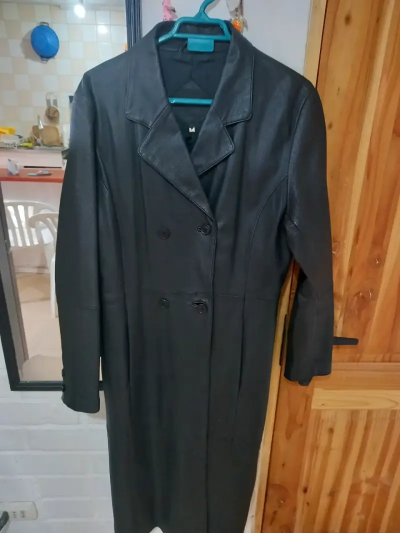Chaqueta de cuero negra - 6