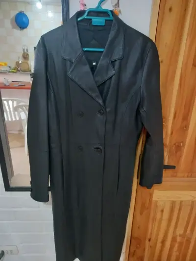 Chaqueta de cuero negra - miniatura 6