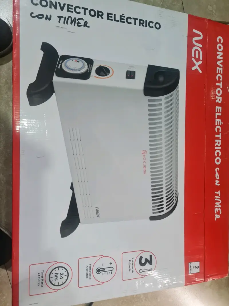 Convector eléctrico NEX con timer - 1