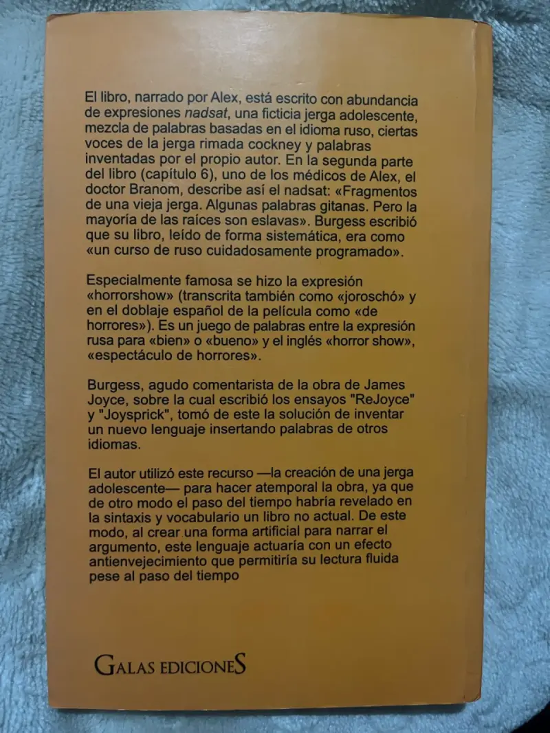 Libro La Naranja Mecánica - 2