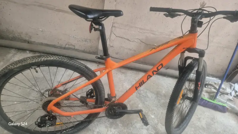 Bicicleta de montaña Hiland naranja - 2
