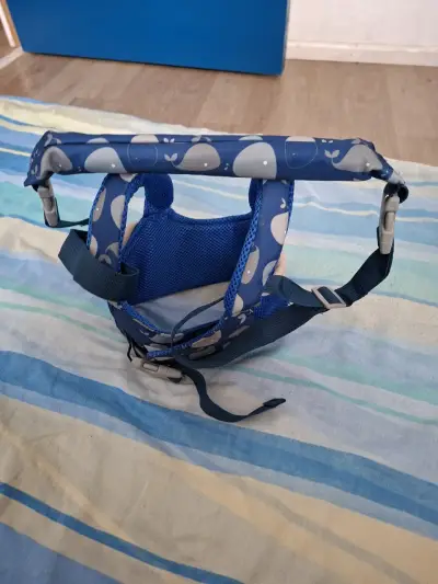 Arnés de aprendizaje azul para bebés - miniatura 1