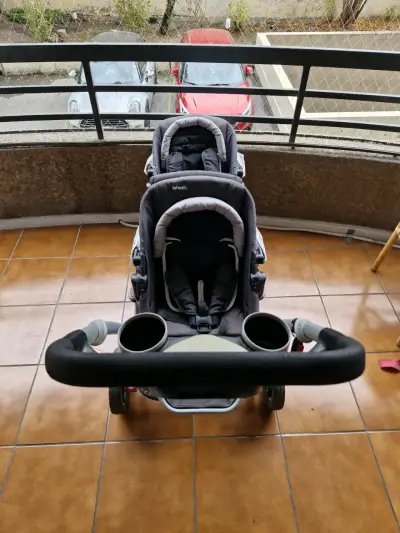 Coche doble para bebé INFANTY - miniatura 5