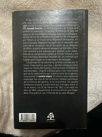 Libro Un Asunto Tenebroso - miniatura 2