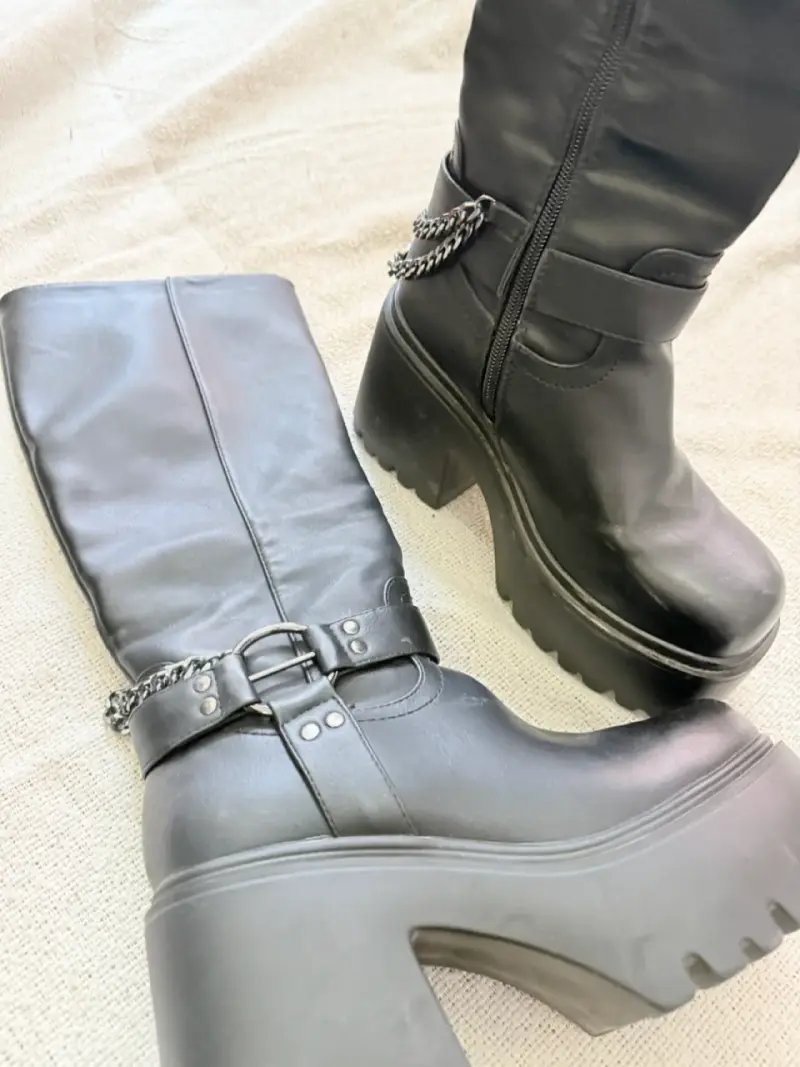 Botas negras de plataforma - 2