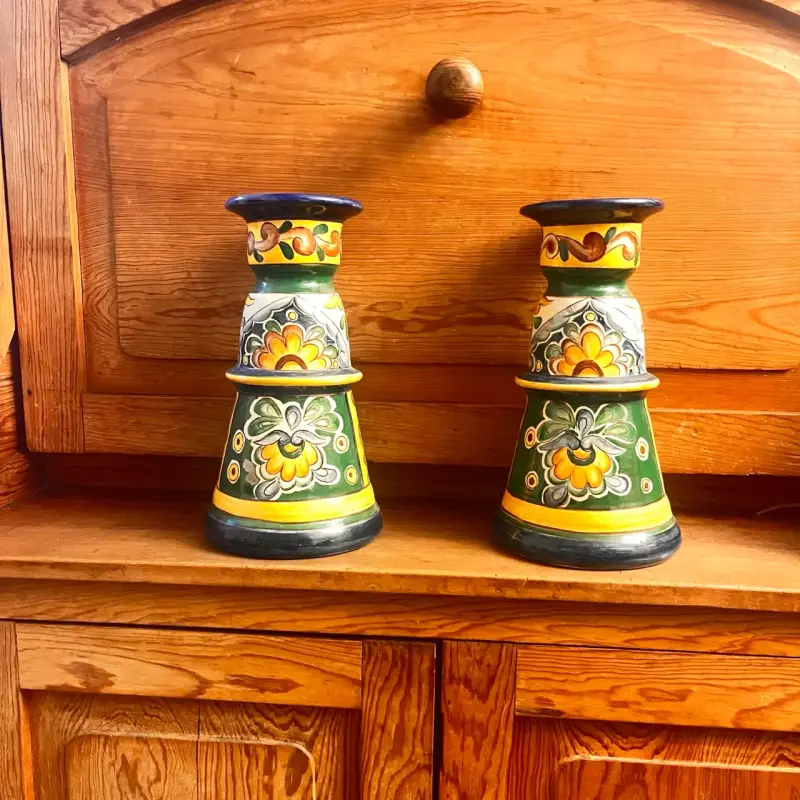 Candelabros de cerámica decorativos - 1