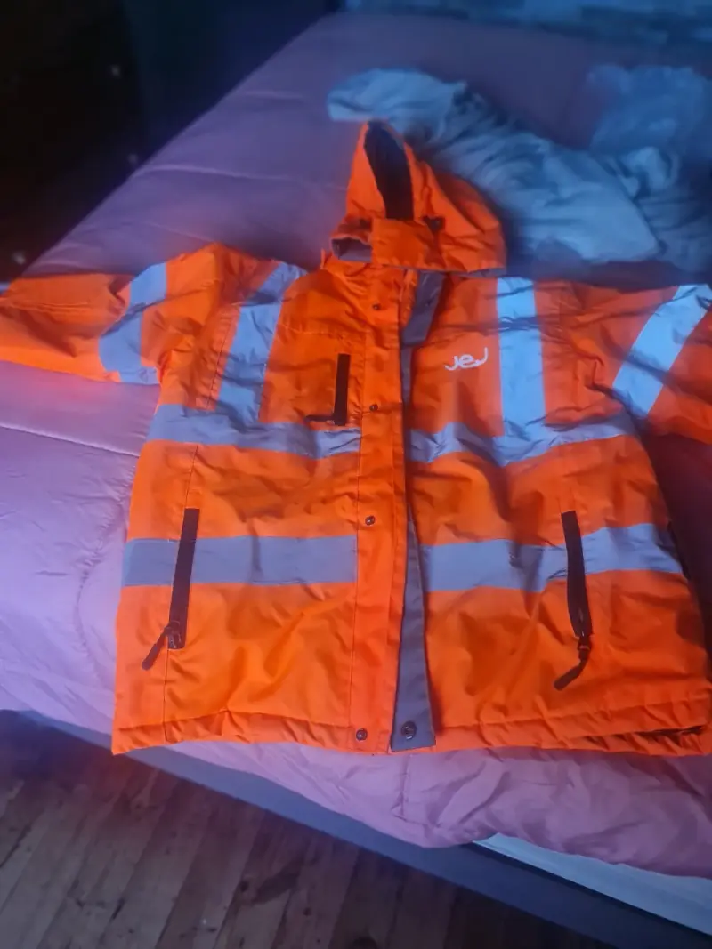 Chaqueta reflectante naranja - 3