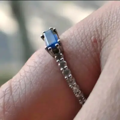Anillo de swarovski original talla 12 - miniatura 3