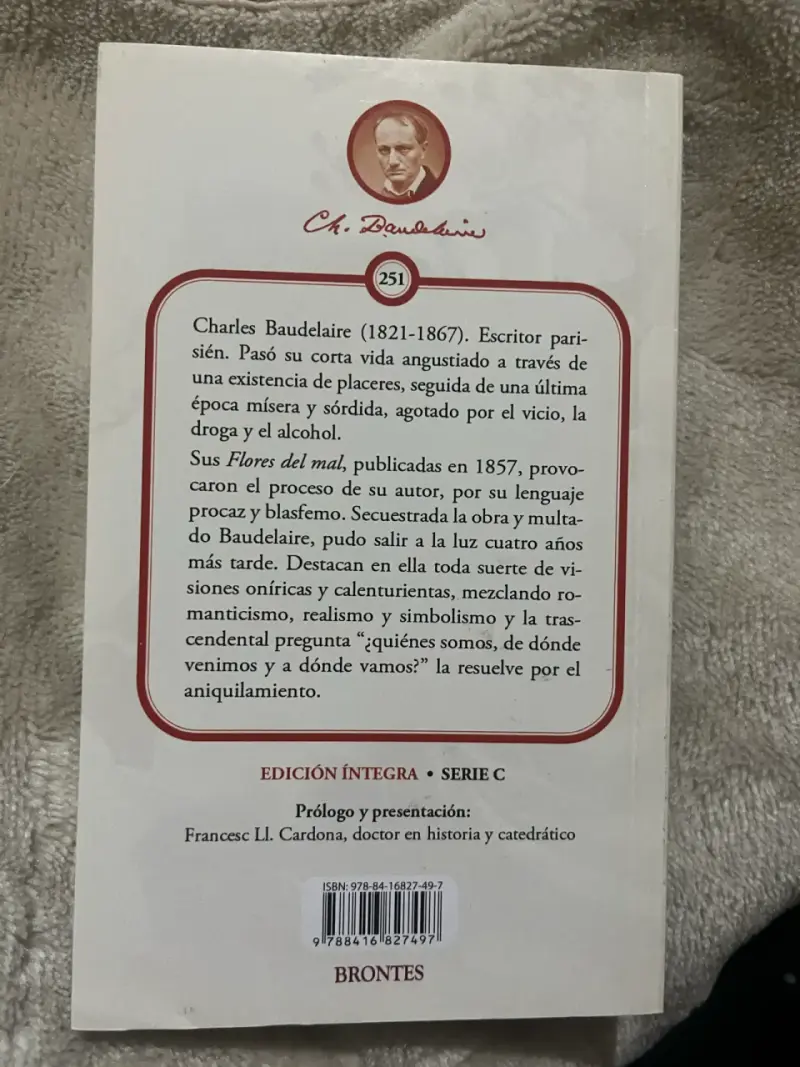 Libro Las Flores del Mal - 2